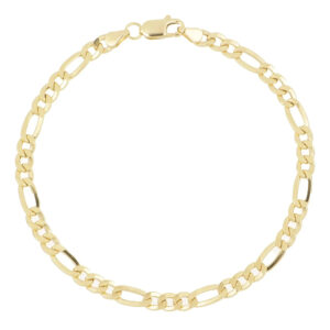 Pulsera 3x1 0.2cm En Oro Amarillo 14k