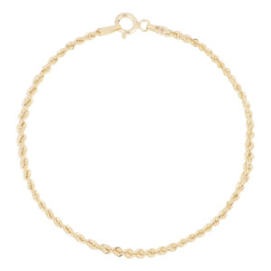 Pulsera torzal en oro amarillo 14k